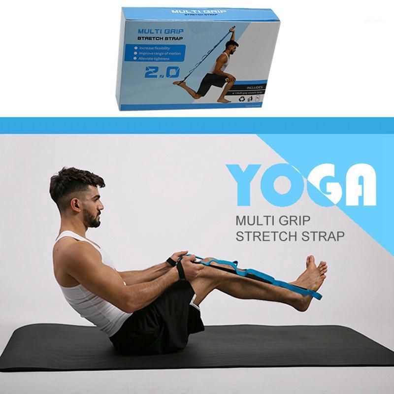 

1Pc Yoga Stretch Strap Durable Fitness Workout Hanging Rope Extender Stretch Strap Yoga Tension Belt1