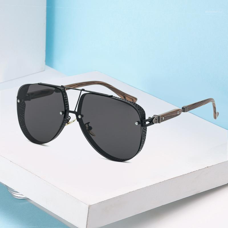

2020 new steampunk sunglasses men and women sunglasses brand designer trend retro luxury high quality personalized glasses1
