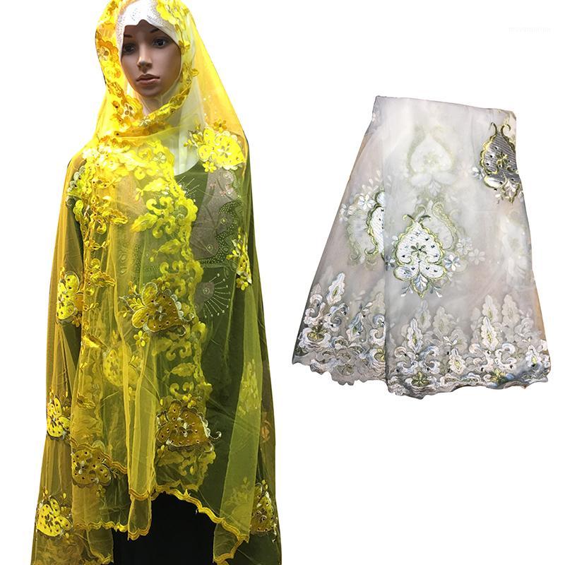 

Fashion New Floral Shawl Chiffon cotton Wrap Mesh Headdress Embroidered With Diamond Big Szie Scarfs For Ladies Muslim Scarves1