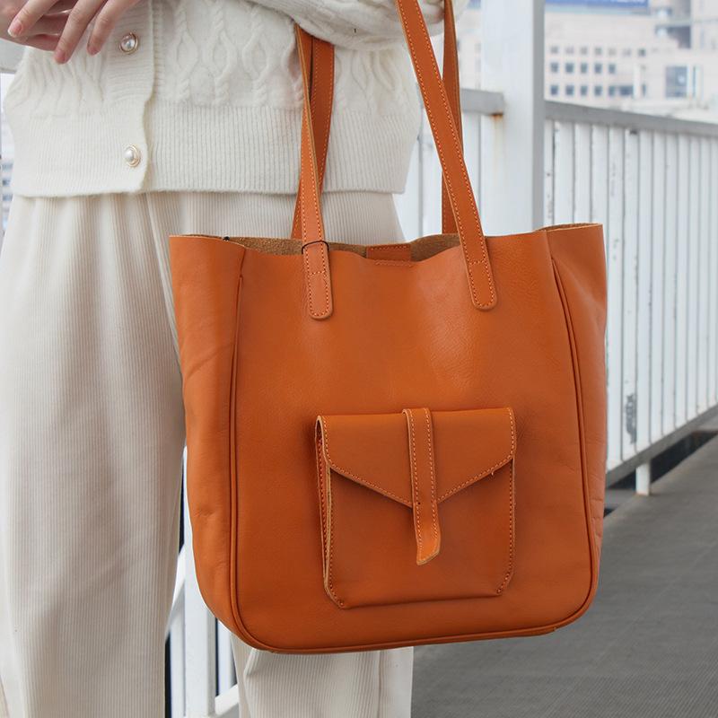 

Luxury Handbags Women Bags Designer 2021 New Natural Genuine Leather Shoulder Bags For Ladies Large Lady Hand Brand Totes, Picture color