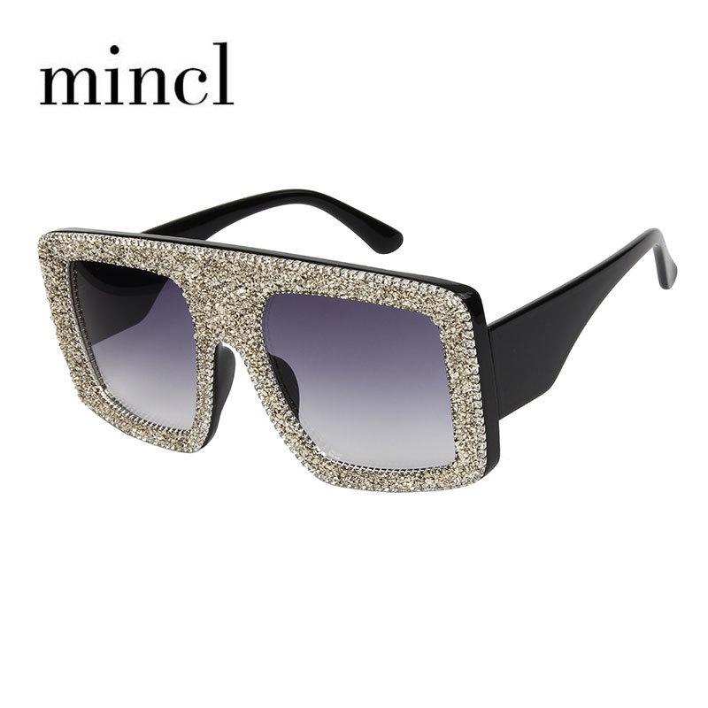 

2020 Rimless Oversized Sunglasses Women Vintage Brand Designer Windproof Sun Glasses Men Retro Shades Luxury Rhinestone SahdesNX