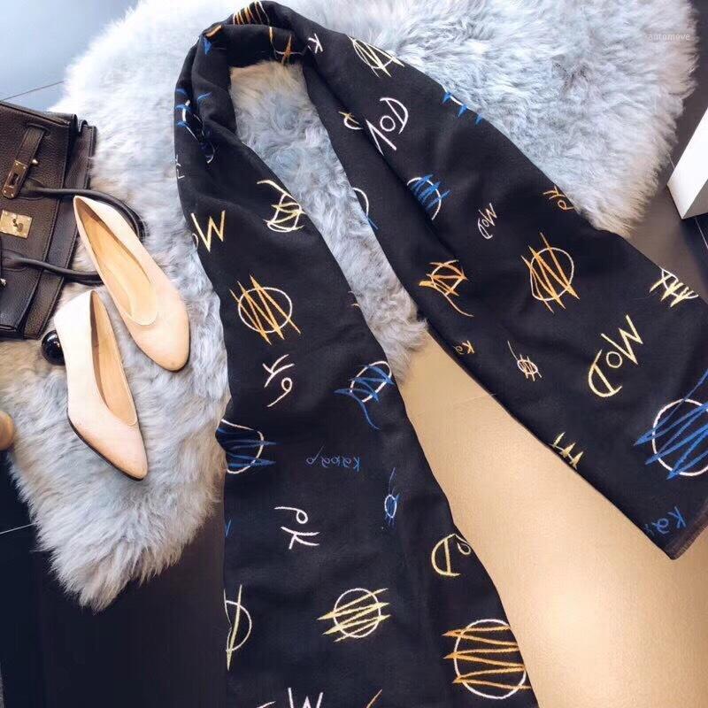 

Cat imitation cashmere scarf double-sided warm shawl to keep warm1