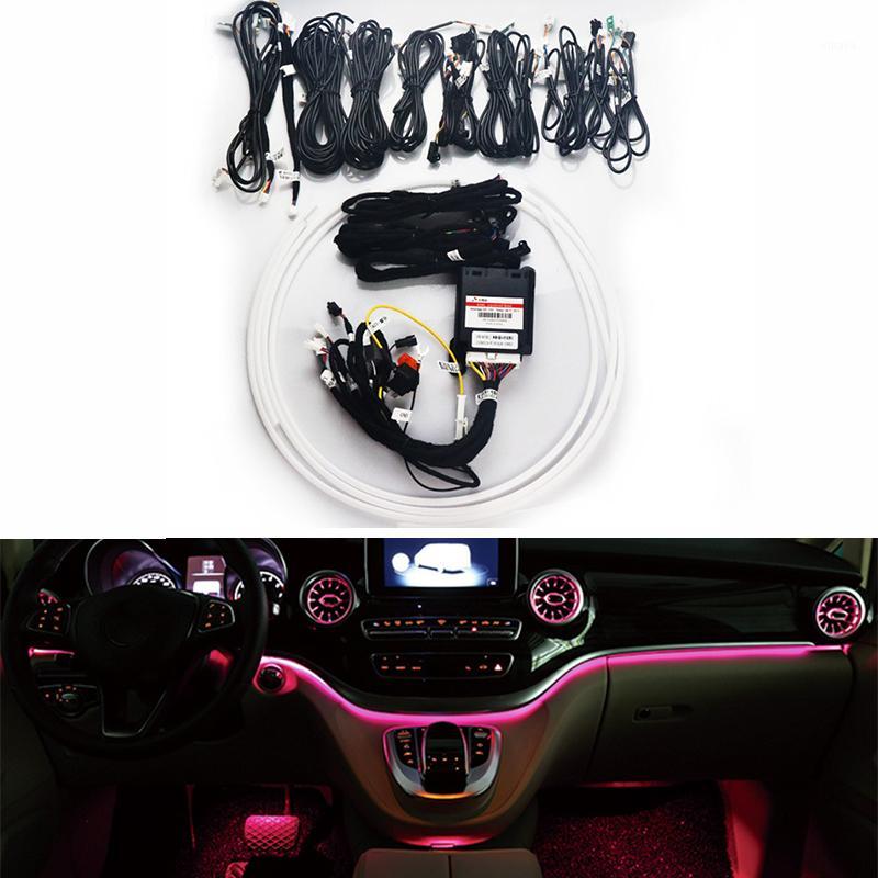 

12 64 colors atmosphere light For V class Vito W447 V260 air vent 2 / 4 pieces door LED air outlet with ambient light1