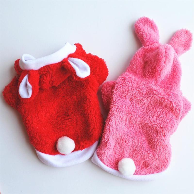 

Dog Pajamas Fleece Coats Autumn Winter Dog Clothes Two Legs Warm Pet Clothing Outfit Small Star Costume Apparel1, Pink