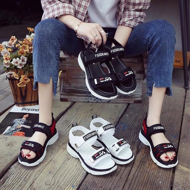

Discount Women Sandals Fashion Casual Shoes Woman Platform Sandals Mixed Colors Gladiator Women's Beach Shoes 2020 Summer New #575R, Black