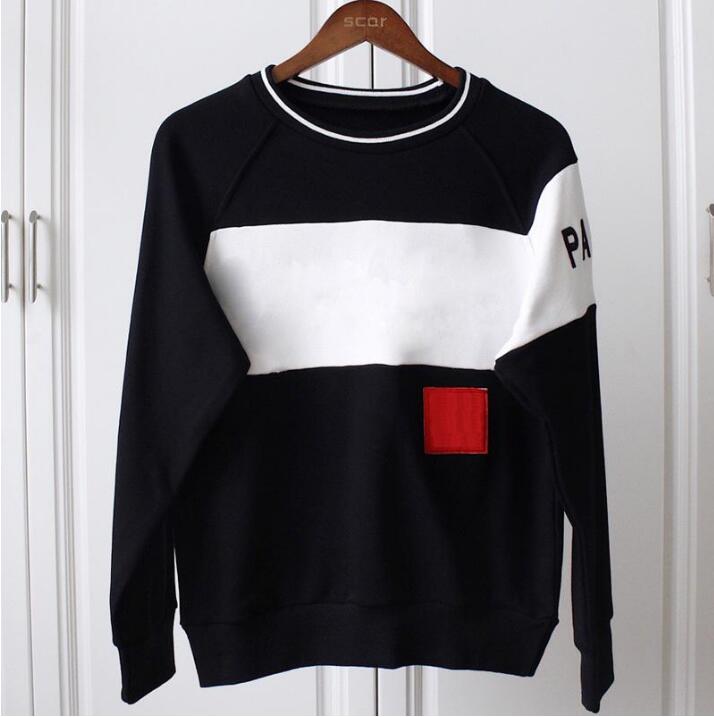 

New Fashion Hoodie Luxury Men Pullover Sweatshirts Black Red Jumpers All Cotton Letters Embroidery O-Neck Long Sleeve Hoodies Women Clothes Streetwear Coat M-2XL