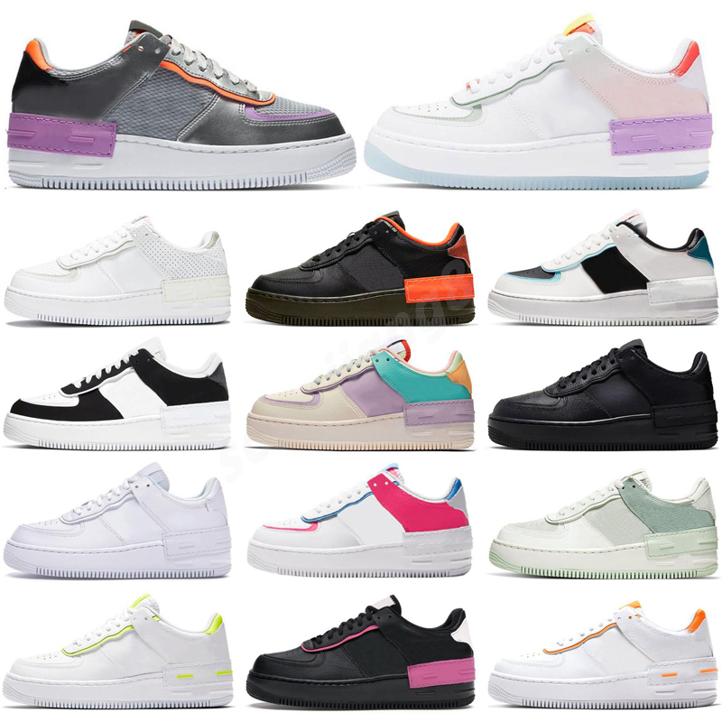 

2021 men women platform casual sneakers shadow pale ivory pastel mystic navy triple white black mens trainer fashion shoes
