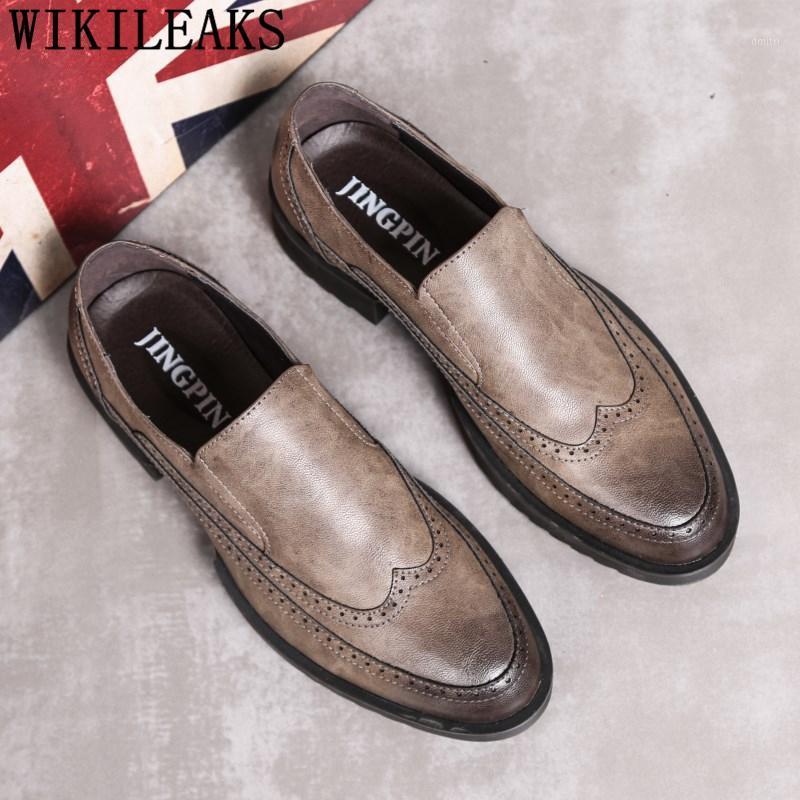 

Mens Dress Shoes Loafers Brogues Leather Shoes Men Designer Men Zapatos De Hombre Italiano Sapatos Social Erkek Ayakkabi1