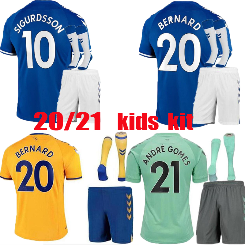 

2020 JAMES Soccer Jersey KEANE RICHARLISON SIGURDSSON Football Shirts 20 21 kids kit Football Jersey Kits DIGNE CALVERT LEWIN, Black
