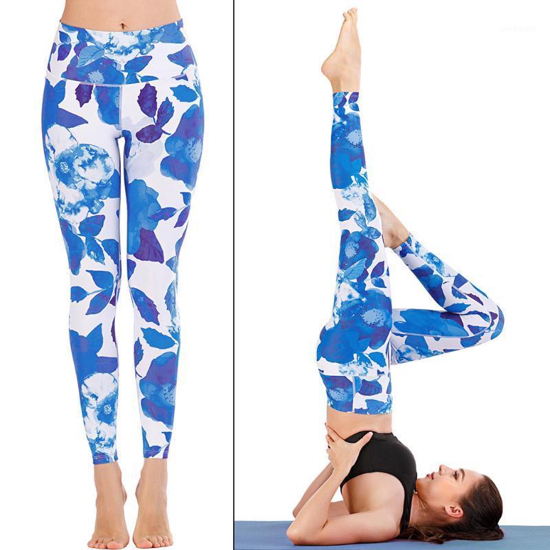 

Women's Sports Leggings For Fitness Tights Zipper Pocket Yoga Pants Gym Leggings Sport Women Fitness Sports Leggings#J301, Blue