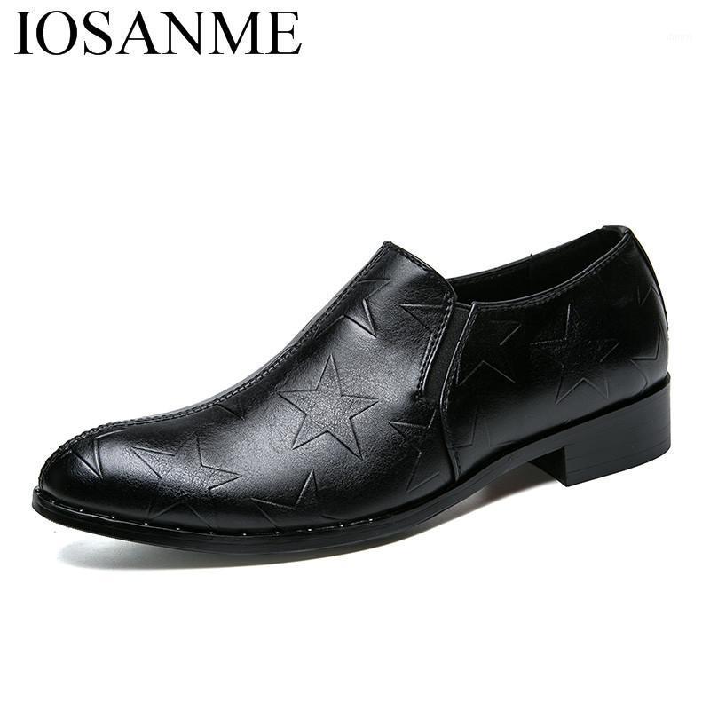 

pointed toe slip on italian formal leather shoes men cool designer flat male dress wedding footwear fashion oxford shoes for men1, Black