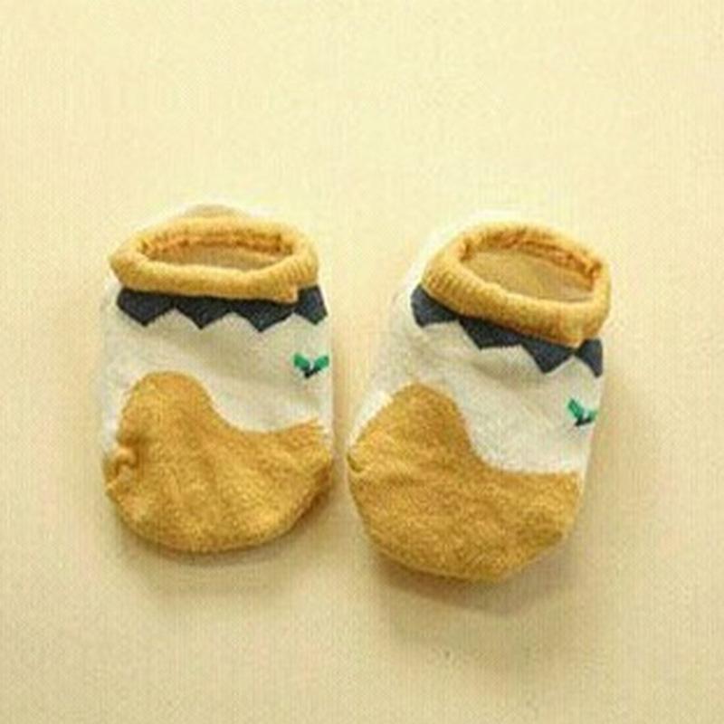 

2020 New Cartoon Baby Socks Baby Socks Invisible Boat Cute1, Yellow