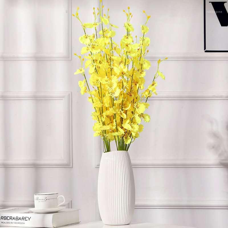 

Simulation dancing orchid indoor flower arrangement fake flower simulation living room new house decoration ornaments1, B3