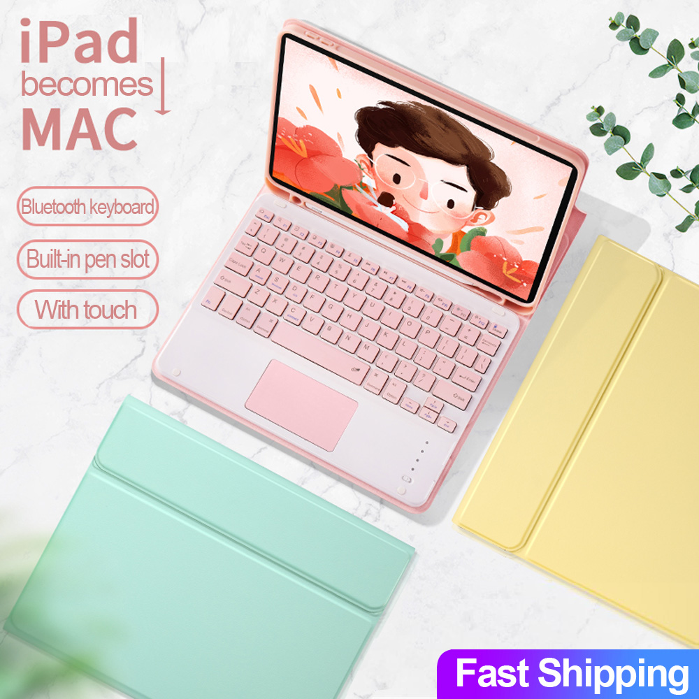 

For iPad Case Keyboard With Touchpad Mouse iPad Pro 9.7 10.5 11 10.9 Air 2 3 4 2018 2019 2020 10.2 8th 7th 5 6 Generation Cover