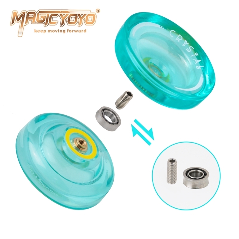 

Magicyoyo New Arrival Responsive Crystal YoYo K2P, Plastic Yo Yo for Kids Beginner Replacement Unresponsive Bearing for Advancer 201214