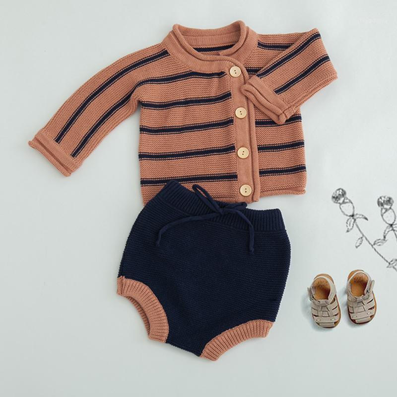 

2020 New Toddler Baby Boys Girls Clothes Suit Fall Baby Girls Sets Sweater+Pants 2Pcs Set Boys knitting Clothing1, 86015 pink