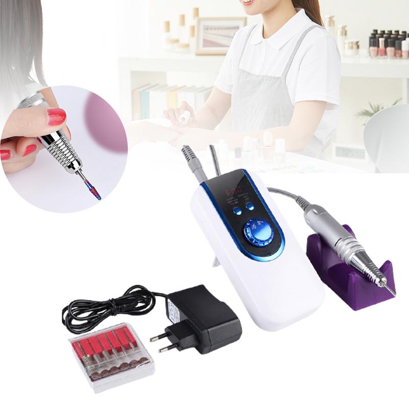 

Electric Nail Polisher Machine Mill Cutter 30000 Rpm Nail Remover Mini Portable Machine Equipment Sanding Bands Tool Equipments