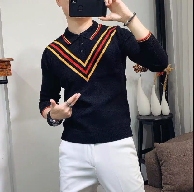 

High Quality Handsome Man Sweater Designer 2021 New Fashion Superior Sale Alxb, Black.