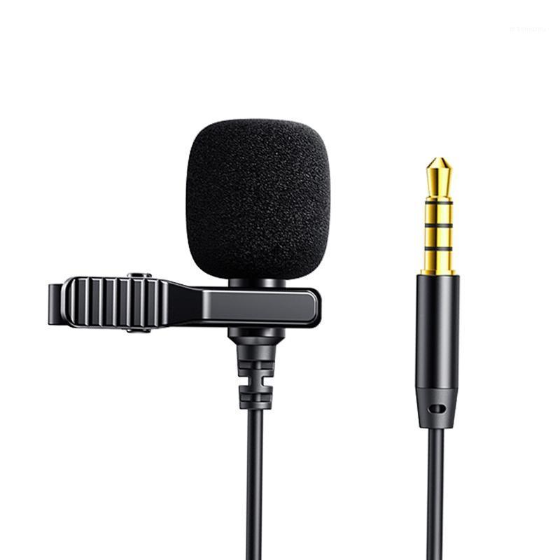 

JOYROOM Live Recording Small Microphone Wired Lavalier Microphone Headset 3.5 Round Hole K Song Mobile 2M1