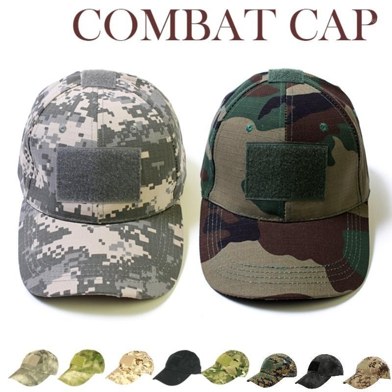 

Outdoor Sports Camo Baseball Cap Tactical Cap Army Snapback Caps Men Fishing Hiking Hats Camouflage Hunting Hat1, Black