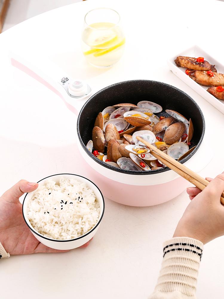 

220V Mini Household Electric Automatic Hot Pot Multifunctional Electric Cooking Machine Multi Frying Cooker EU/AU/UK/US