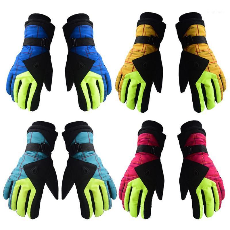 

Waterproof Gloves Winter High-quality Thickening Comfortable Printing Riding Fleece Touch Screen Cycling Skiing Warm Gloves1, Blue
