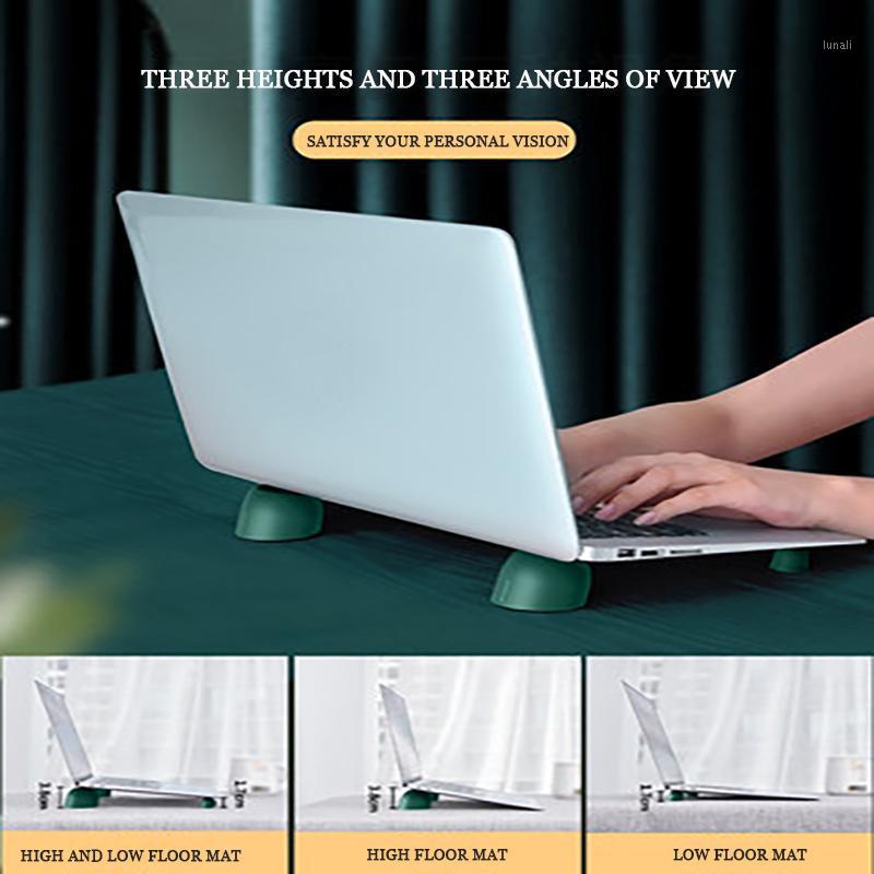 

Laptop stealth stand Mini Desktop lift bracket inclined pad high radiator ball lift pad foot portable stand support base fitting1