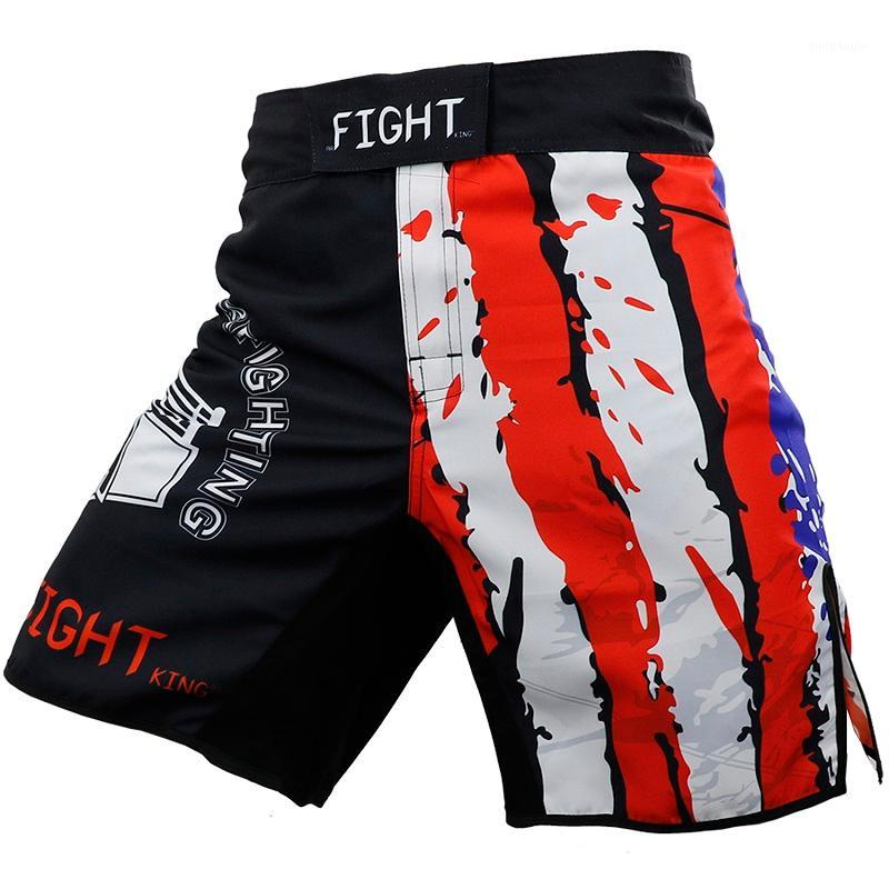 

Muay Thai Shorts Mens BJJ Pants Kick Boxing Shorts Motion Clothing Loose Size Training Kickboxing1, Black