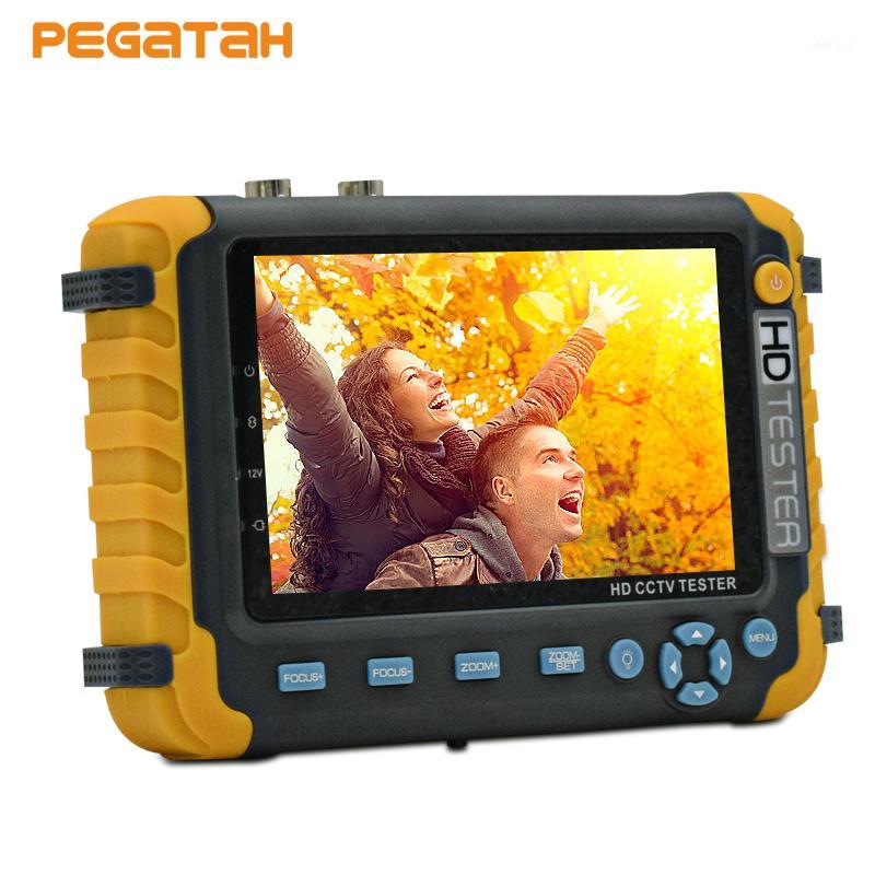 

5 inch LCD 5MP 1080P UTC TVI AHD CVI Analog CVBS security CCTV Camera tester monitor Support VGA input UTP Cable test1