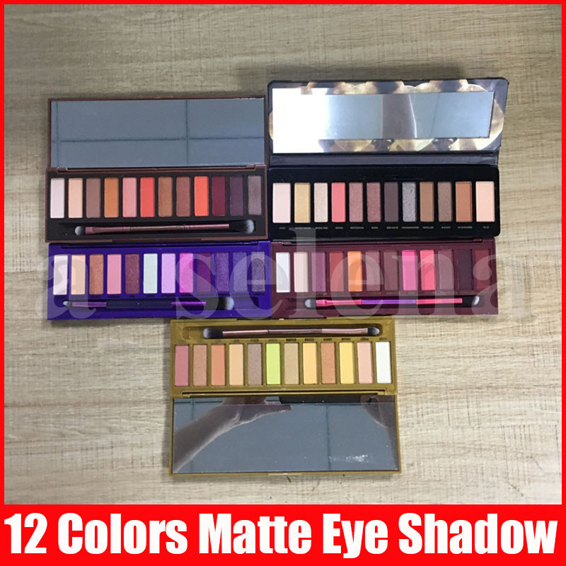 

5 Styles Face Makeup Eye Shadow nude 12 color eyeshadow palette 15.6g Honey Heat cherry eye shadow palette, Mixed with logo
