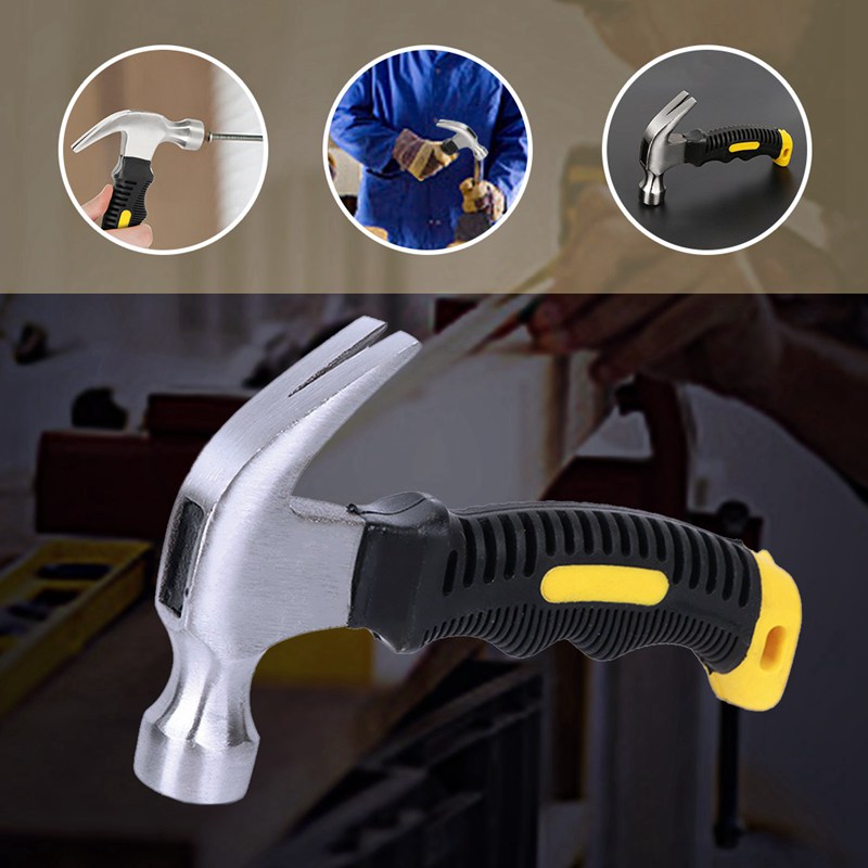 

Portable mini shockproof claw hammer car multi-function hammer escape Anti-skid plastic claw household tool