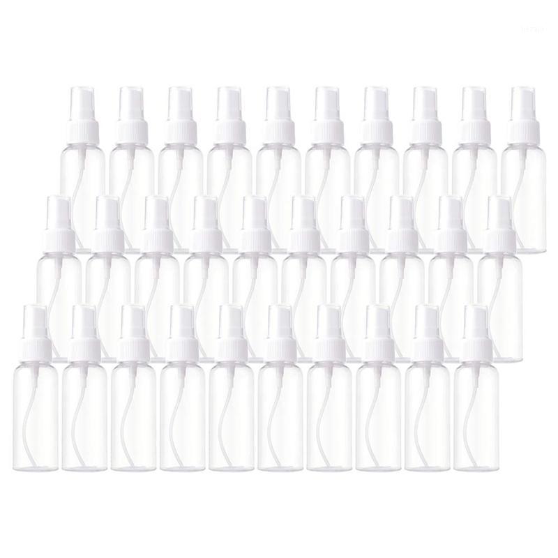 

50 Pieces 50Ml Spray Bottles Plastic Empty Refillable Atomiser Transparent Travel Bottle1