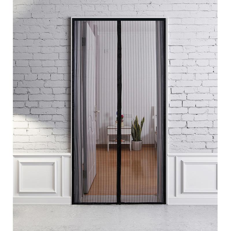 

Hanging Magnetic Net Anti-mosquito with Magic Sticker Window Mesh Easy Install Accept Custom Size, White