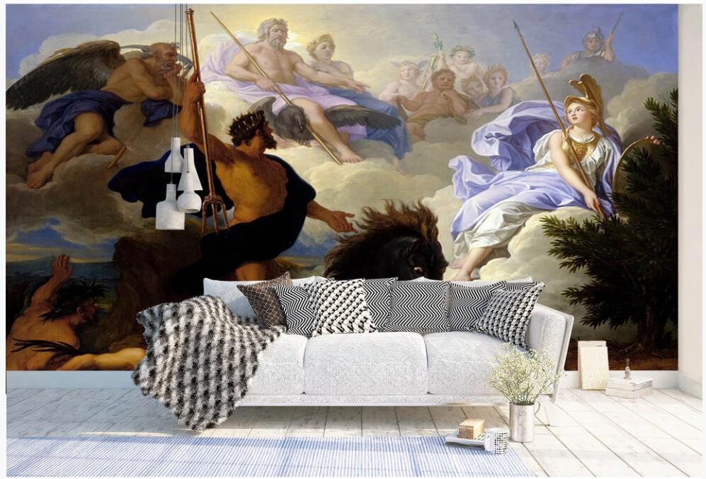 

3d wallpaper custom photo mural Mythical ancient war girl background living room home decor 3d wall murals wallpaper for walls 3 d, Non-woven wallpaper