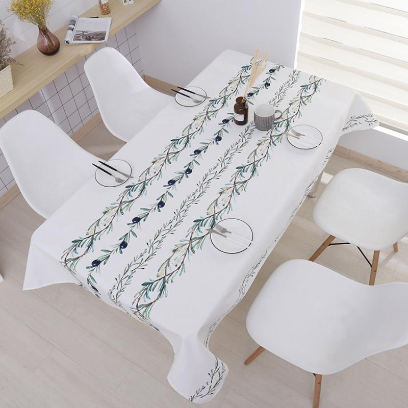 

Plant Table Cloth Waterproof Tablecloth Oilproof Europe Nordic Table Cover Rectangular Tablecothes Photography Background Cloth, Pattern 1