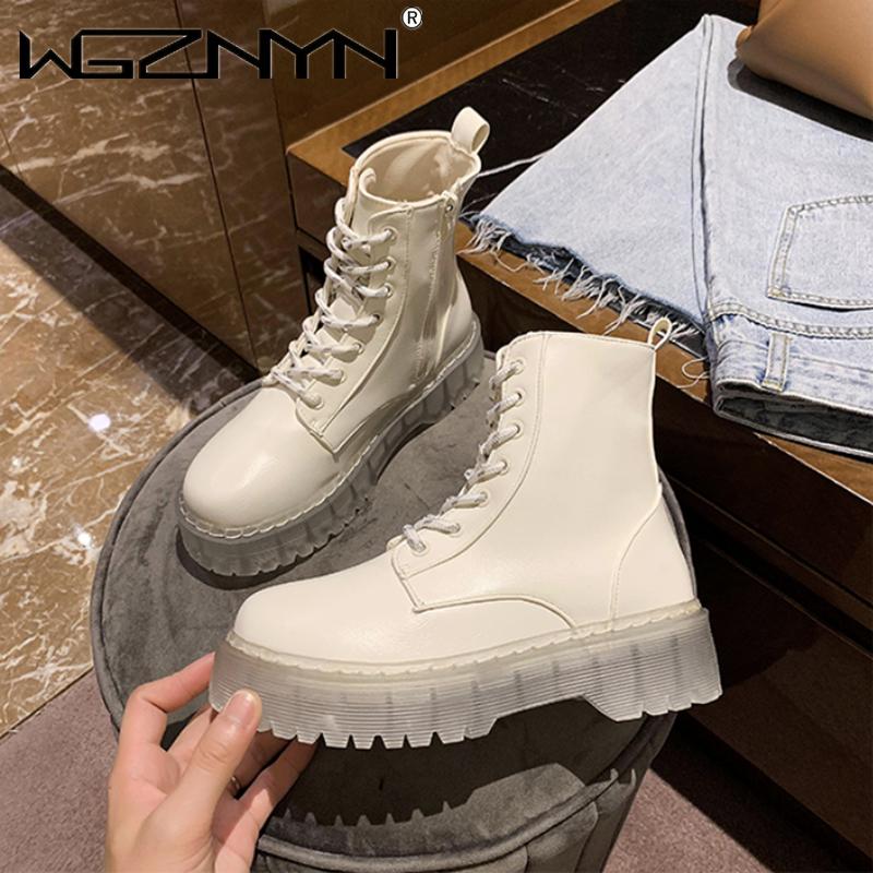 

Fashion Women Ankle Boots Autumn Winter Brand Women Boots Crystal Soles Platform for Woman Chunky Motorcycle
