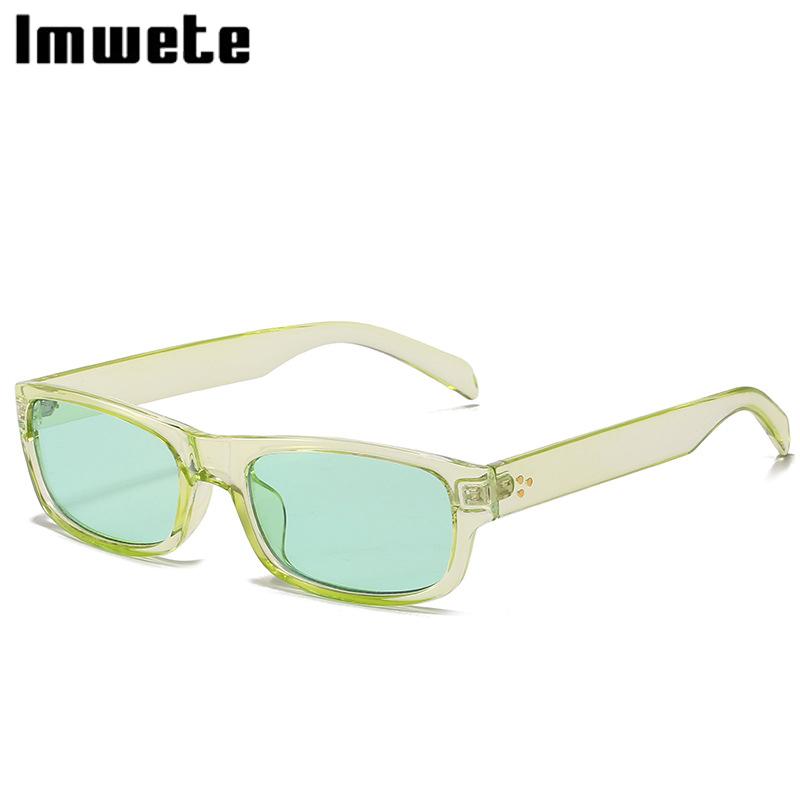 

Sunglasses Imwete Square Women Luxury Designer Vintage Small Sun Glasses Shades Men Outdoor Trend Eyeglasses Female UV400