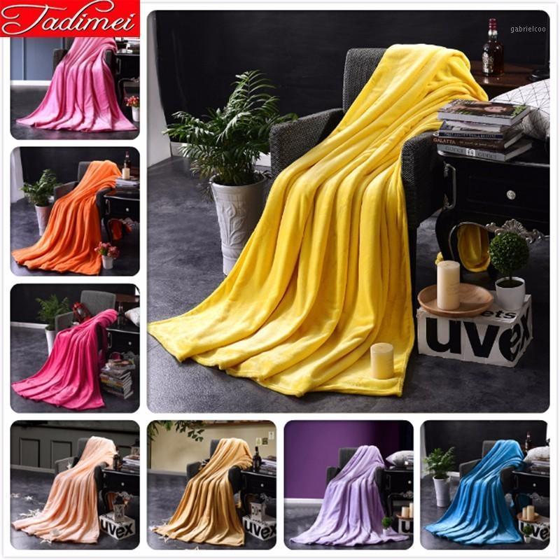 

Plain Pure Color Solid Blanket Pink Yellow Green Grey Blue Soft Bed Cover Adult Kid Boy Girl School Single Double Size Bedspread1