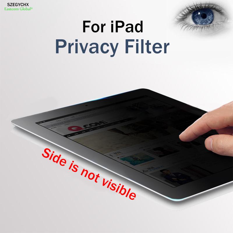 

SZEGYCHX 9.7" PET 180 Privacy Filter Screen Anti-glare Table PC Protector Film For iPad 9.7 2020 New Air 1 Air 2 Pro 9.7 General