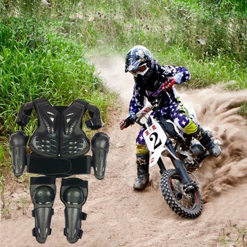 

For Height 0.8-1.7M Child Kids Motocross Body Protective gear Vest armor Off road suits Chest Spine Knee Elbow Guard1