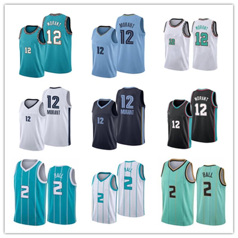 

2022 High quality 12 Ja Morant Basketball jersey 2 LaMelo Ball, As