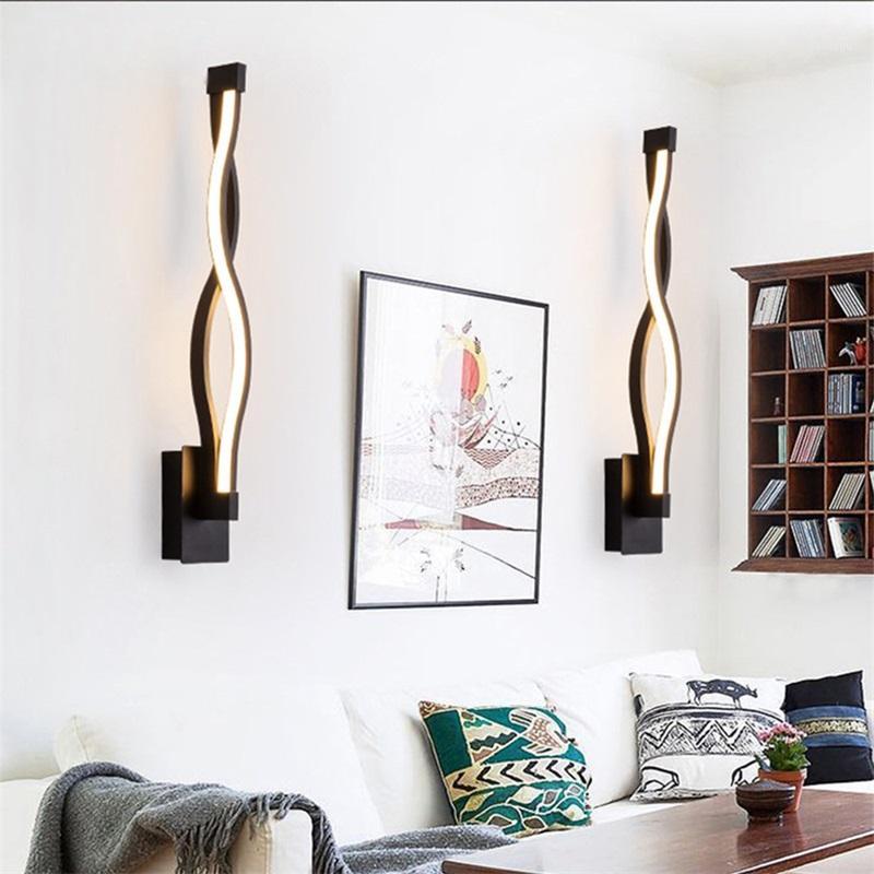 

Junejour Indoor Wall Lamp 16W LED Light Modern Minimalist Wall Sconce Fixture for Living Room AC85-265V1