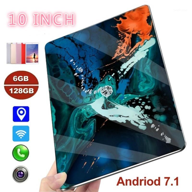 

2021 New 10 Inch Tablet Pc Dual SIM 4G Phone Tablet WIFI Andriod 9.0 Ten Core with 6G and 128GB Memory Phone Pad1, Black