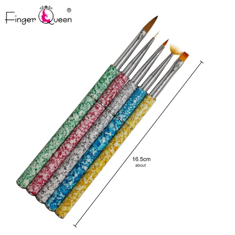 

Nail Brush set 5pcs Painting For Gradient For Gel Nail Polish Painting Drawing