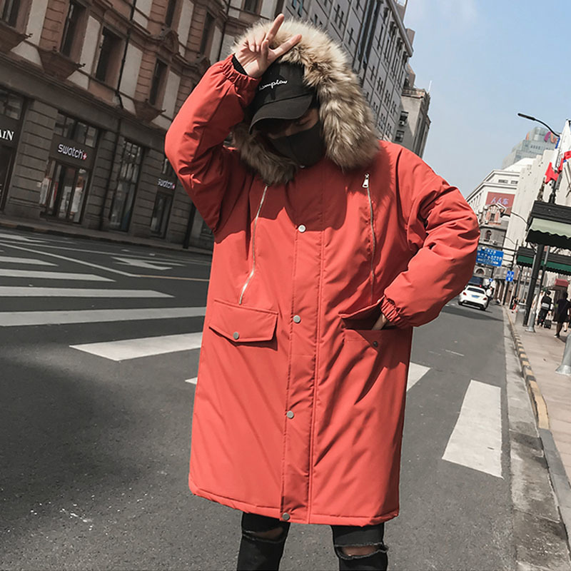 

2021 New Gross Long Jackets Hot Winter Coat Parked Men' L15C, Black