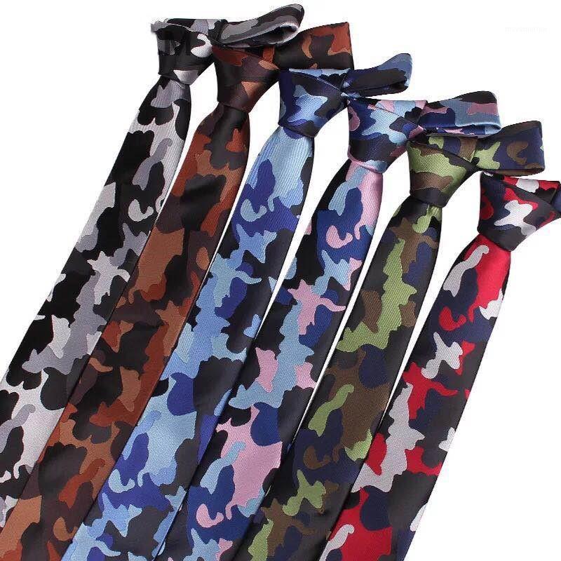 

Linbaiway 6cm Polyester Neck Ties for Men Skinny Slim Camouflage Neckties Man Business Wedding Neckwear Cravat Custom LOGO1