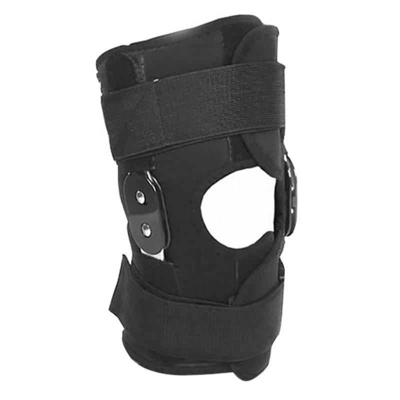 

Aluminum Alloy Bracket Belt Compression Support Knee Pad Knee Hinged Support Brace Arthritis Patella Stabilizer, Black