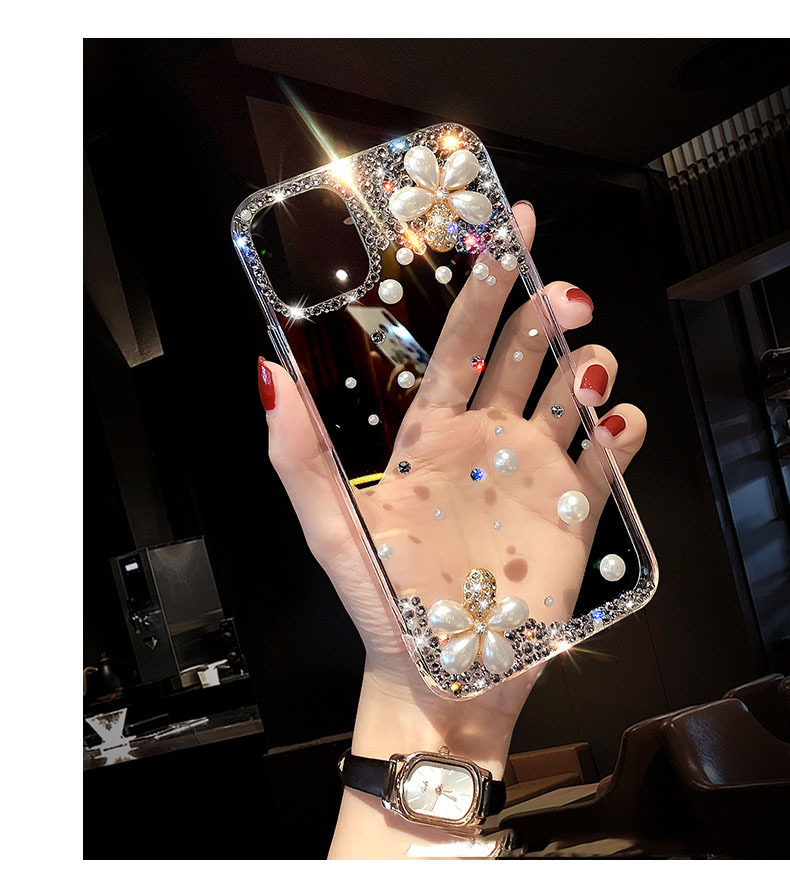 

Luxury Bling Colorful Stone Crystal Case for iPhone 12 Mini 11 Pro MAX XS Max XS XR X 6 6s 7 8 Plus SE 2020 Diamond Coque Fundas