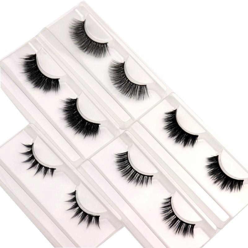 

Handmade false eyelashes thick natural long section cotton stalk eyelashes