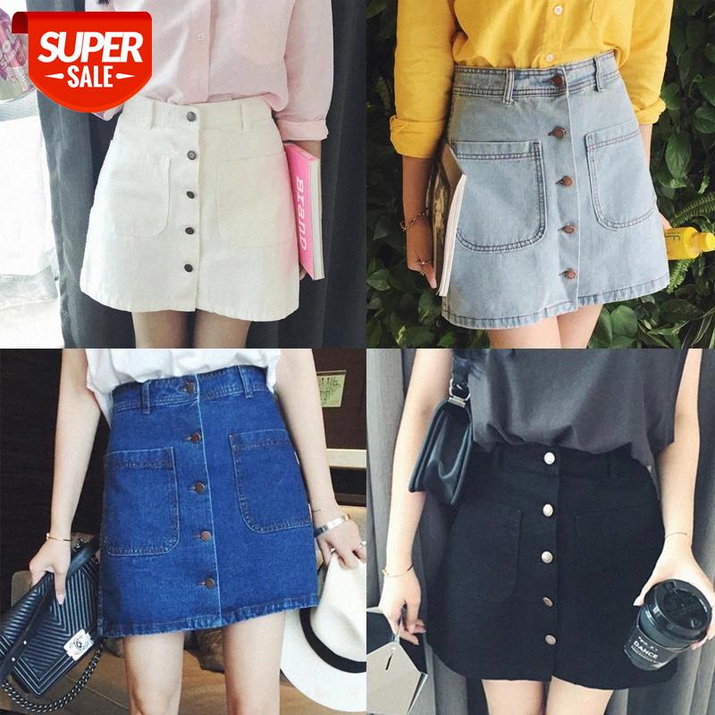 

Winter Autumn Women's Pencil Skirt Jean Print High Waist Long Casual Jean Skirts Women Young Girl Thick Large Size Female Falda #C67v, White;black